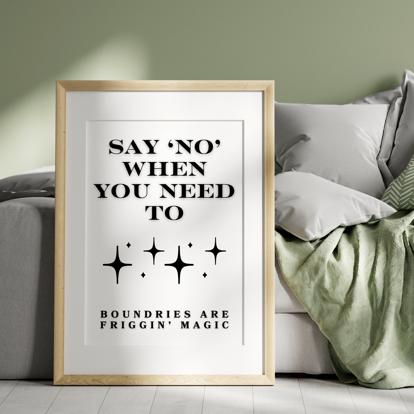 Say ‘no’ when you need to—boundaries are friggin’ magic