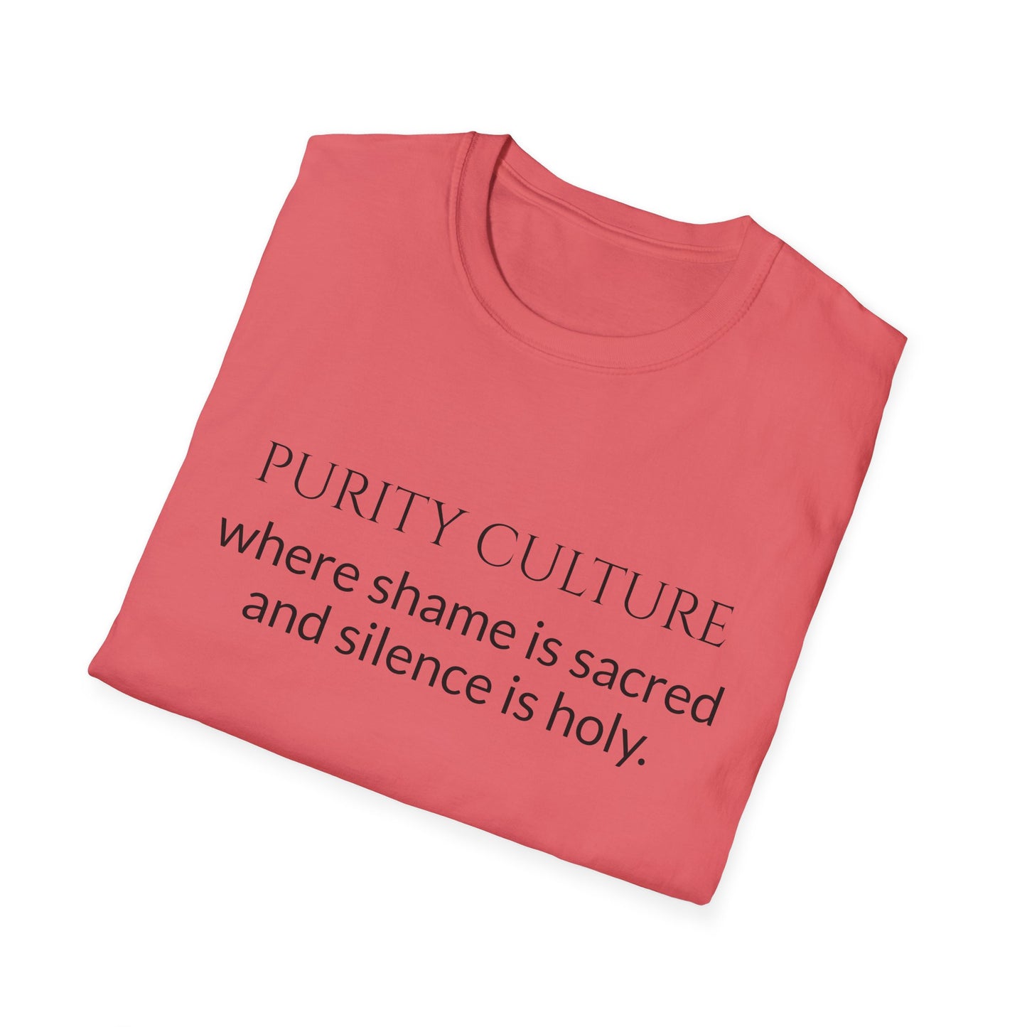Purity culture, where shame is sacred and silence is holy.