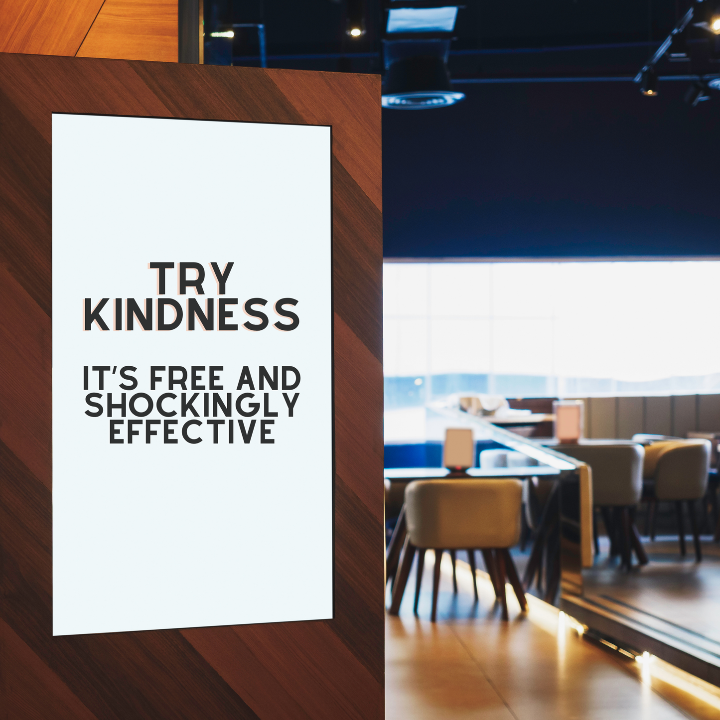 Try kindness. It's free and shockingly effective.