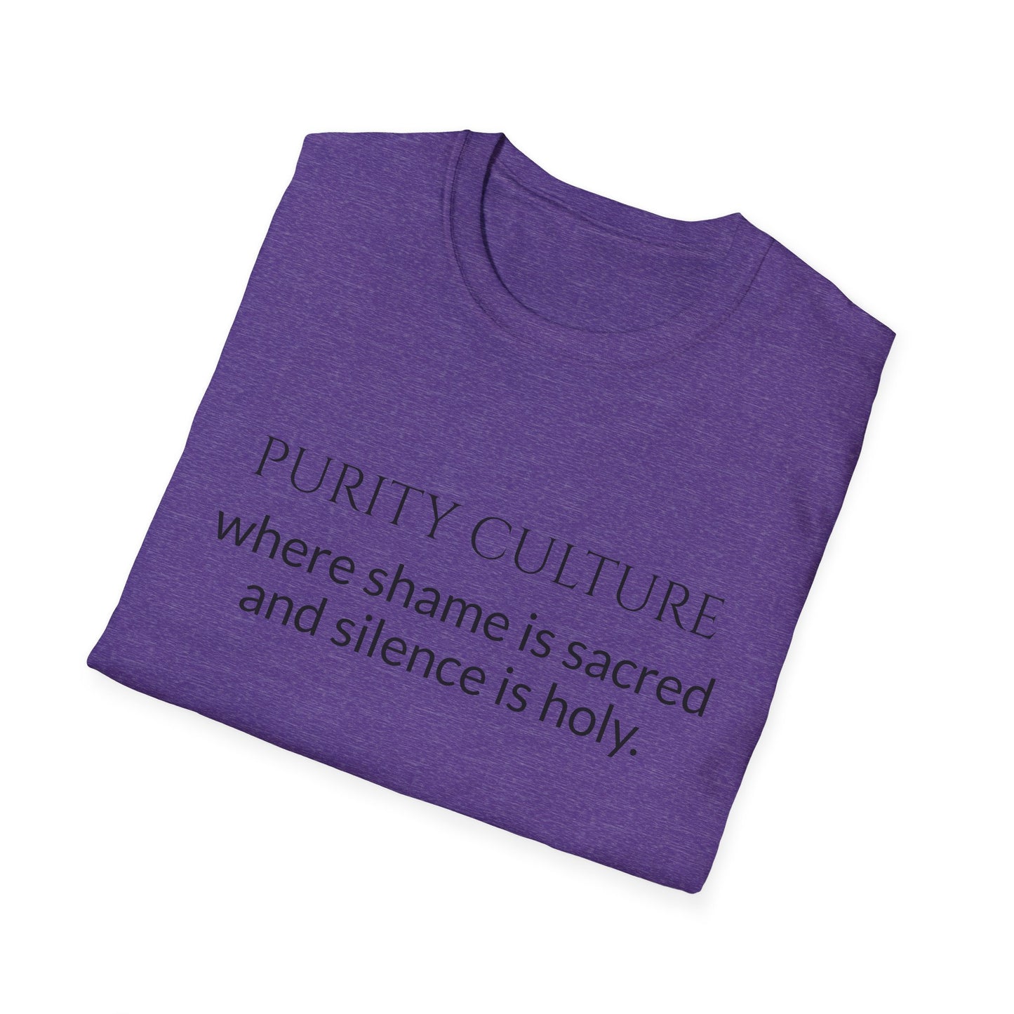 Purity culture, where shame is sacred and silence is holy.