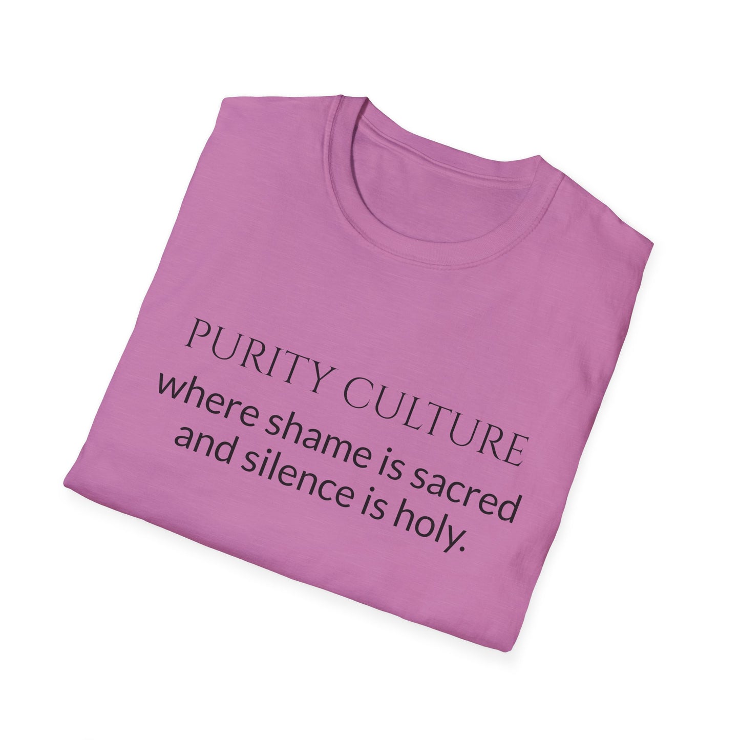 Purity culture, where shame is sacred and silence is holy.
