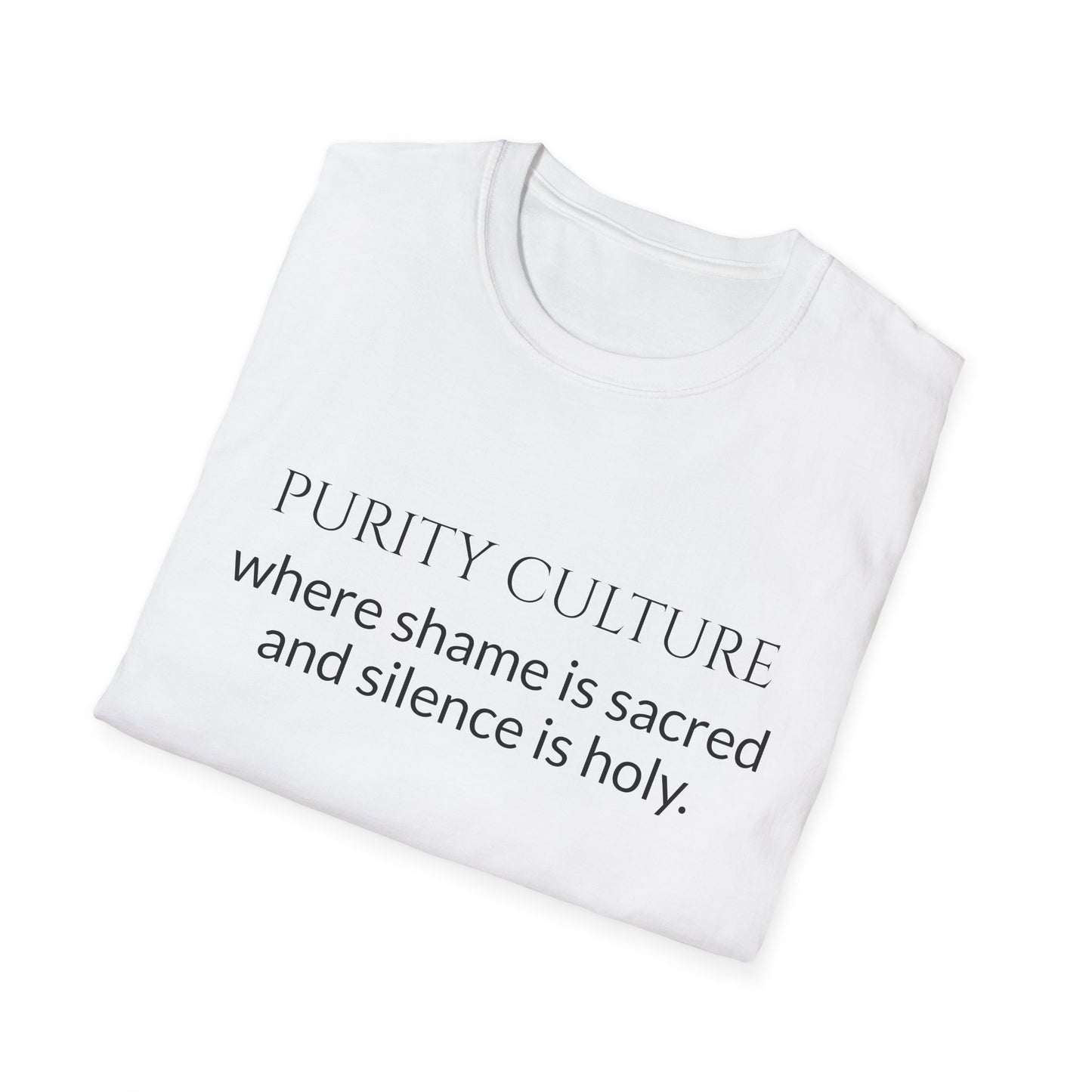 Purity culture, where shame is sacred and silence is holy.